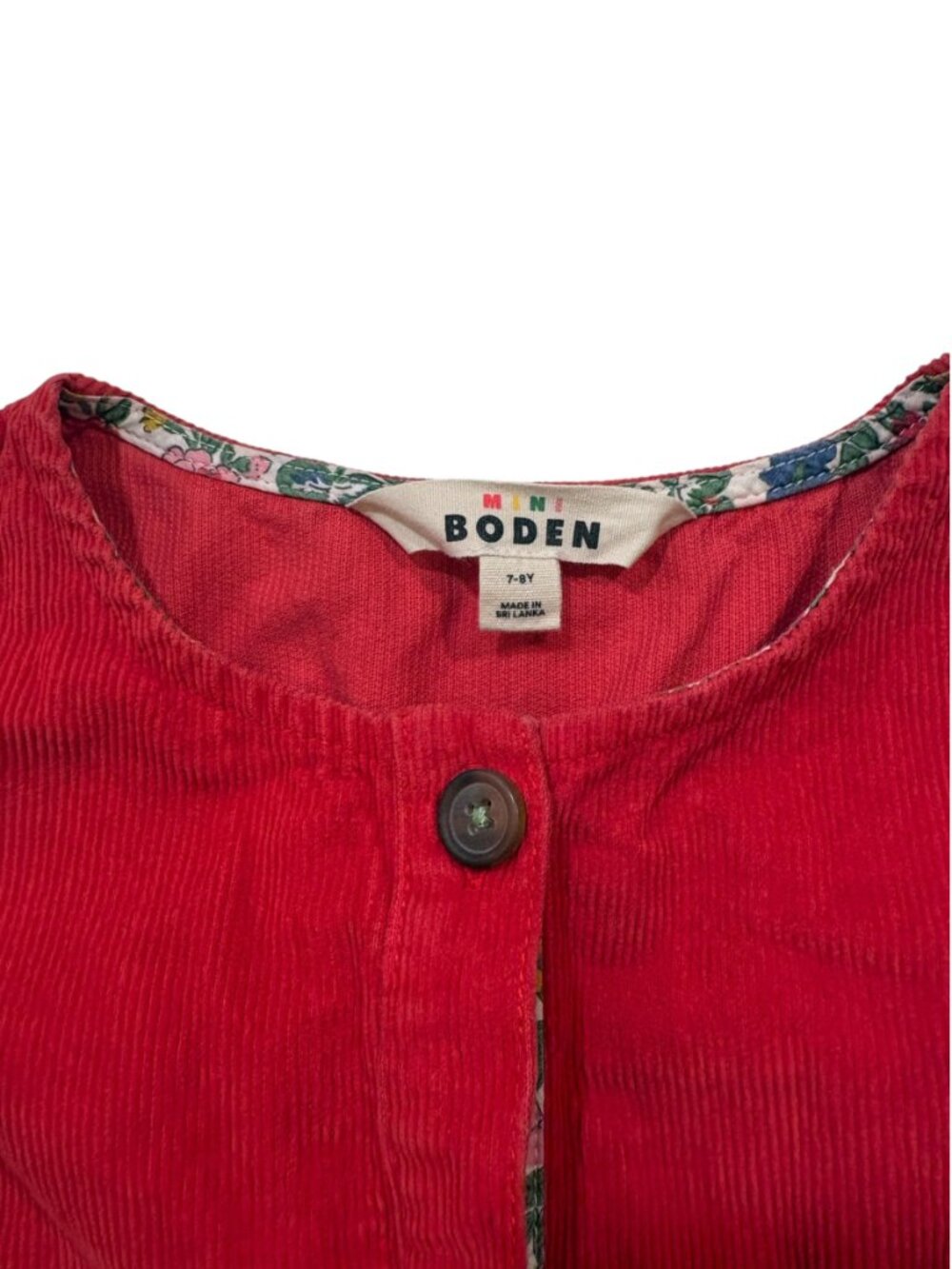 Mini Boden Corduroy Pinafore Dress - Picture 7 of 8